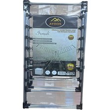 Maison Luré Irmak Full Alüminyum Çamaşır Kurutma Askısı, Hafif ve Uzun Ömürlü Çamaşır Kurutmalık