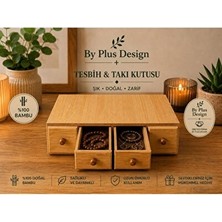 Maison Luré Çok Amaçlı Bambu Takı ve Tespih Kutusu Makyaj & Takı Organizeri
