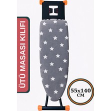 Maison Luré Büyük Boy Ipli Stoperli Keçeli Ütü Masası Kılıfı, 55X140CM, Koruyucu ve Kay Ütü Masası ve Aksesuarı