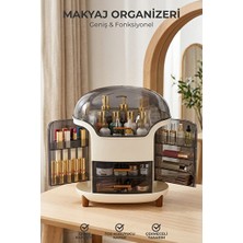 Maison Luré Geniş Çekmeceli Makyaj Organizeri, Büyük ve Fonksiyonel Saklama Alanı Makyaj & Takı Organizeri