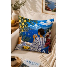 Bertille Home Pop Art Serisi Çift Tarafı Dijital Baskılı Kırlent Kılıfı