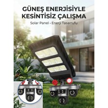 Eco Lounge Solar Panelli Akıllı Güvenlik Kamerası LED Projektörlü