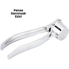 Maison Luré Metal Sarımsak Ezici - Dayanıklı ve Kullanışlı Mutfak Gereci Makyaj & Takı Organizeri