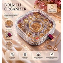 Maison Luré Şık Bölmeli Çok Amaçlı Takı ve Hobi Organizeri - Pratik Saklama Çözümü Makyaj & Takı Organizeri