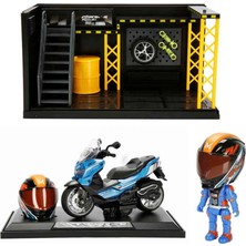 Kaufhier 112 Sesli ve Işıklı Motosik ve Tamir Atölyesi Seti