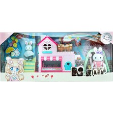 Toptan Bulurum Mi̇ni̇ Tavşan Kaydıraklı Park Oyun Seti̇