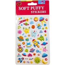 Kaufhier Puffy Stickers Space