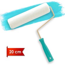 Empressco DEKOR-1065 Kadife 5cm Orta Çap 7 mm Tüylü Saplı Vernik Rulosu 20 cm