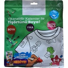 Toptan Bulurum Kalem Hediyeli Boyanabilir Tişört 56 Yaş