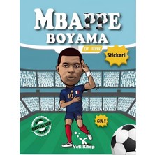 Kaufhier Mbappe Çıkartmalı Maskeli Boyama Kitabı
