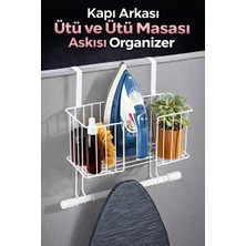 Maison Luré Kapı Arkası Ütü ve Ütü Masası Organizeri, Pratik ve Yer Tasarruflu Ütü Masası ve Aksesuarı
