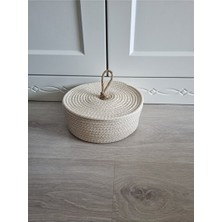 Maison Luré Kapaklı Çok Amaçlı Dekoratif Sepetle Eşyalarınızı Saklayın