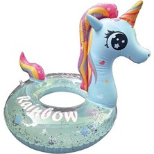 Maison Luré Sevimli Unicorn Figürlü Simli Deniz Topu - 65 cm Deniz Malzemesi