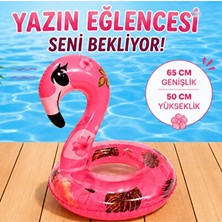 Maison Luré Flamingo ve Pullu Çocuk Simidi – Renkli ve Güvenli Yüzme Aksesuarı Kolluk & Simit