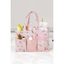 Maison Luré Sevimli Pembe Bebek Bakım Çantası, Kompakt ve Kullanışlı Tasarım