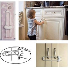Maison Luré Raylı Dolap Çekmece Güvenlik Kilidi, Bebek ve Çocuklar Için Koruyucu ve Kilit