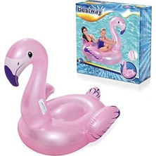 Maison Luré Pembe Şişme Flamingo Havuz Oyuncağı, 127X127 Cm, Orta Boy Deniz Malzemesi