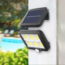 ForWhat Büro Ev Ofis Bahçe Duvarı Için Solar Şarjlı 120COB 3mod Kumandalı Lamba