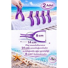 Maison Luré Rüzgar Önleyici Xxl Havlu Mandalı, Güçlü Plastik Şezlong Klipsi Deniz Malzemesi