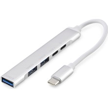 ForWhat Büro Ev Ofis Cihazları Için Beyaz 20W Type-C Hub 5 Port Pd