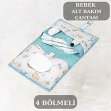 Maison Luré Çok Gözlü Bebek Alt Açma ve Bakım Çantası Organizeri Bebek Bakım Çantası