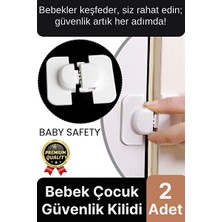 Maison Luré Çekmece ve Dolap Güvenlik Kilidi, Bebek ve Çocuk Koruma Seti Koruyucu ve Kilit