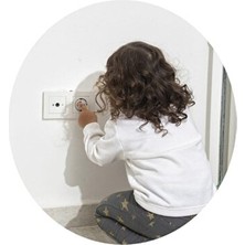 Maison Luré Pratik Çoklu Priz Kapatıcı, Güvenli Elektrik Kullanımı Koruyucu ve Kilit