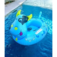 Maison Luré Çocuklar Için Baby Boat Tutucaklı Deniz Simidi Güvenli ve Eğlenceli Yüzme D Kolluk & Simit