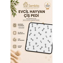 Maison Luré Yıkanabilir ve Sıvı Geçirmez Çiş Pedi, 70X90 cm Kedi ve Köpek Yatağı