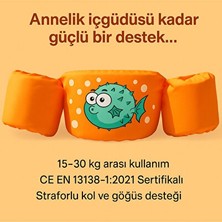 Maison Luré Wolfy Myswim Turuncu Balon Balığı Kolluk ile Güvenli Yüzme Deneyimi Kolluk & Simit