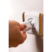 Maison Luré 4'lü Çocuk Güvenlik Priz Kapatıcı Emniyet Kilidi Paketi Koruyucu ve Kilit