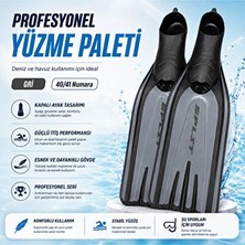 Maison Luré Kapalı Ayak Profesyonel Yüzme ve Dalış Paleti, 40/41 Numara Palet & Patik