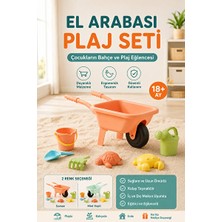 Maison Luré Çocuklar Için Plaj Seti, Kova, Kürek ve Kalıplı Oyun Araçlarıyla Eğlence Plaj Oyuncakları