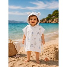 Maison Luré Müslin Kumaşlı Plaj Panço Şık ve Rahat Deniz Malzemesi