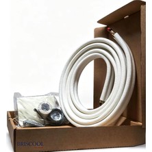Briscool Plus Donjonto Alüminyum Set Bakır Uçlu Klima Montaj Kiti (1/4" + 3/8" - 10 Metre)