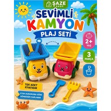 Maison Luré Büyük Boy Kamyon Plaj Seti, Renkli Kum Oyunları ve Eğlence Plaj Oyuncakları
