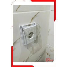 Maison Luré Priz Koruma Kapağı - Islak Alanlar Için Güvenli ve Açılır Kapanır Tasarım Koruyucu ve Kilit
