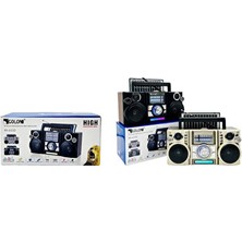 Maison Luré Güneş Enerjili Retro Radyo, Bluetooth ve USB Girişleriyle Pratik Kullanım Nostaljik Radyo