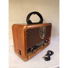 Maison Luré Güneş Enerjili Bluetooth Radyo, Pratik ve Ekonomik Kullanım Nostaljik Radyo
