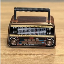 Maison Luré Nostaljik Kahve Renkli Bluetooth Radyo, USB ve Sd Kart Desteği Nostaljik Radyo