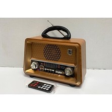 Maison Luré Tarihi Tasarıma Sahip Bluetooth ve Fm Radyo Müzik Çalar Nostaljik Radyo