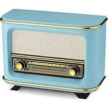 Maison Luré Mavi Nostaljik Radyo Istanbul - Vintage Tasarım ve Net Ses Kalitesi