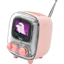 Maison Luré Tiivoo Retro Mini Bluetooth Hoparlör ve Piksel Ekran ile Eğlence Nostaljik Radyo