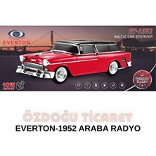 Maison Luré Şık Arabalı Bluetooth Radyo ile Retro Müzik Keyfi Nostaljik Radyo