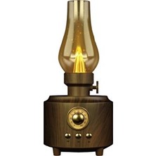 Maison Luré Klasik Retro Gaz Lambası Görünümlü Nostaljik Radyo