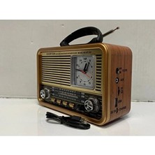 Maison Luré Nostaljik Çok Fonksiyonlu Fm ve Bluetooth Saatli Radyo Nostaljik Radyo