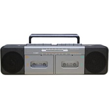 Maison Luré Çift Kasetli Retro Müzik Çalar, USB ve Bluetooth Bağlantılı, Çok Fonksiyonl Nostaljik Radyo