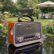 Maison Luré USB ve Bluetooth Bağlantılı Nostaljik Radyo ile Eski Tarz