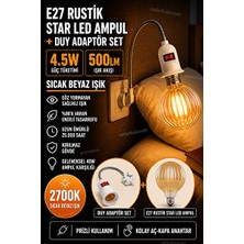 Maison Luré Prizli Duy Seti ile Dekoratif Gece Lambası - Okuma ve Rahatlık Için Masa ve Gece Lambası