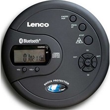 Maison Luré Darbeye Dayanıklı Siyah Bluetooth Cd-Mp3 Çalar, Taşınabilirlik Nostaljik Radyo